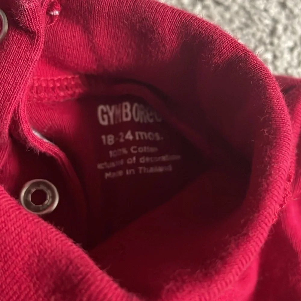 Gymboree Vintage 2008 Girls 3 Piece Black And Red Matching Set | 18-24 Months